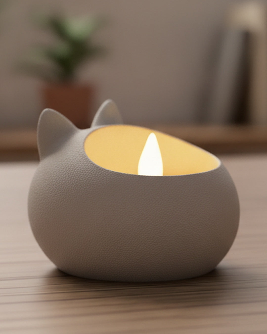 Cat Tealight Holder Koshindo Art