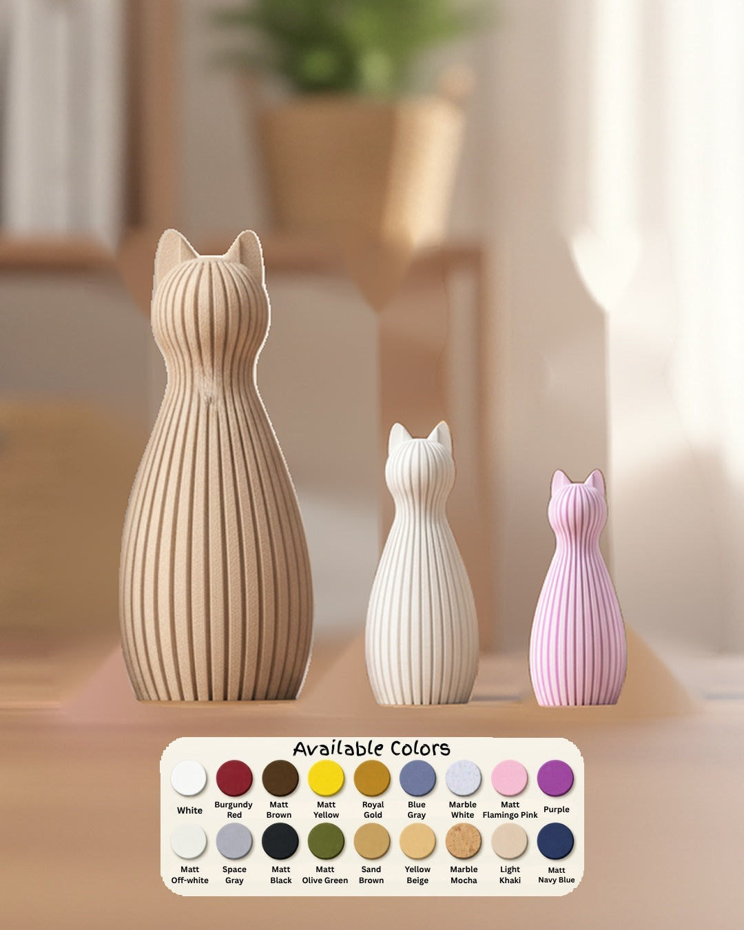 Cat Statue Koshindo Art