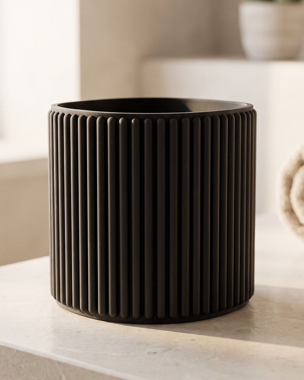 Ribbed Bathroom Cup Koshindo Art