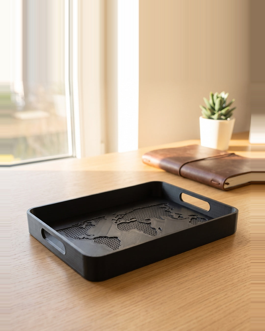 World Map Tray Koshindo Art
