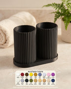 Double Toothbrush Holder Koshindo Art