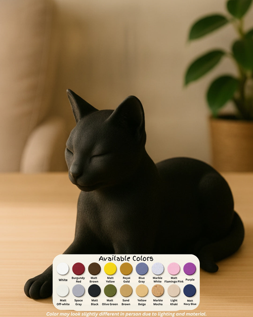 Cozy Cat Figurine