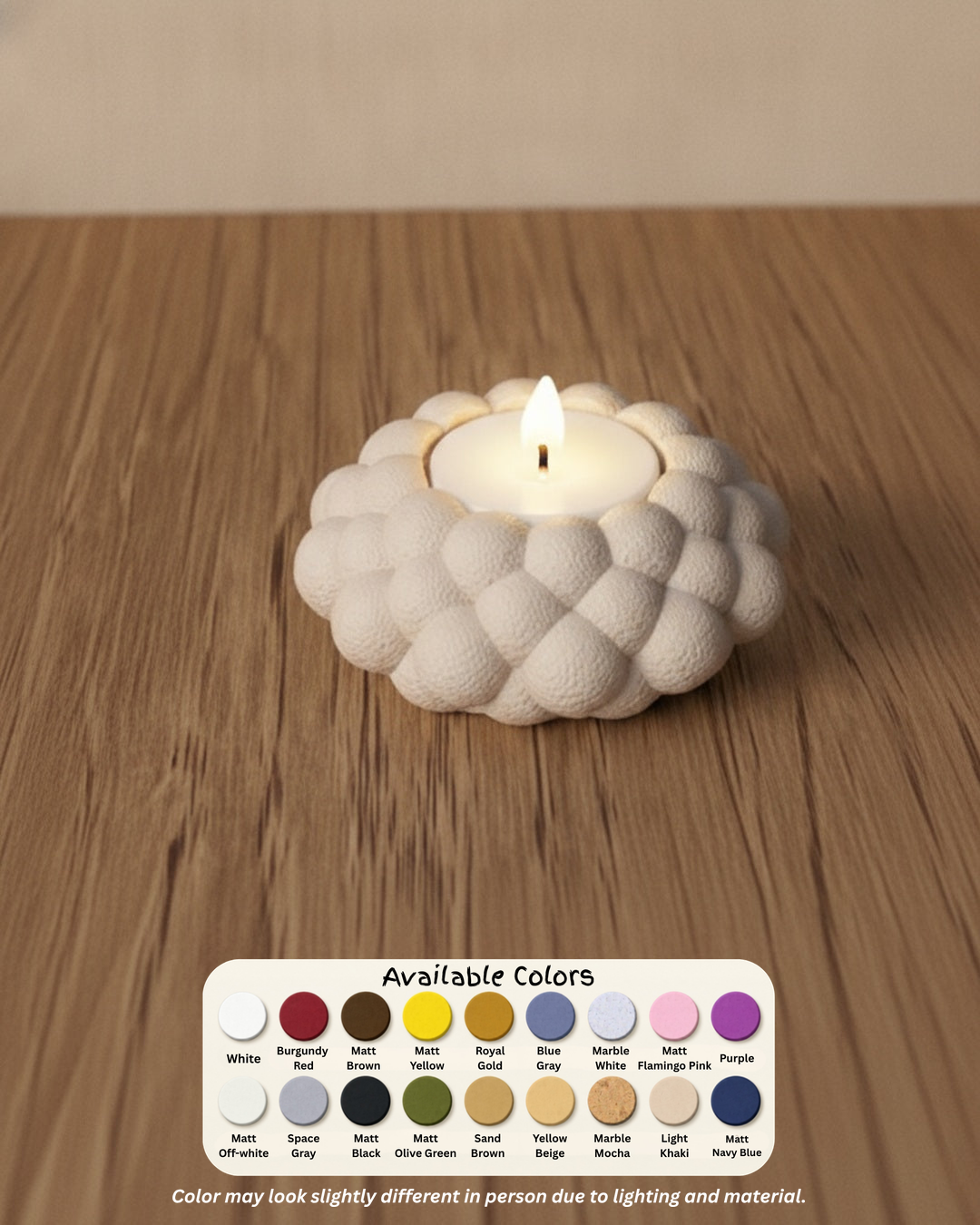 Bubble Tealight Holder