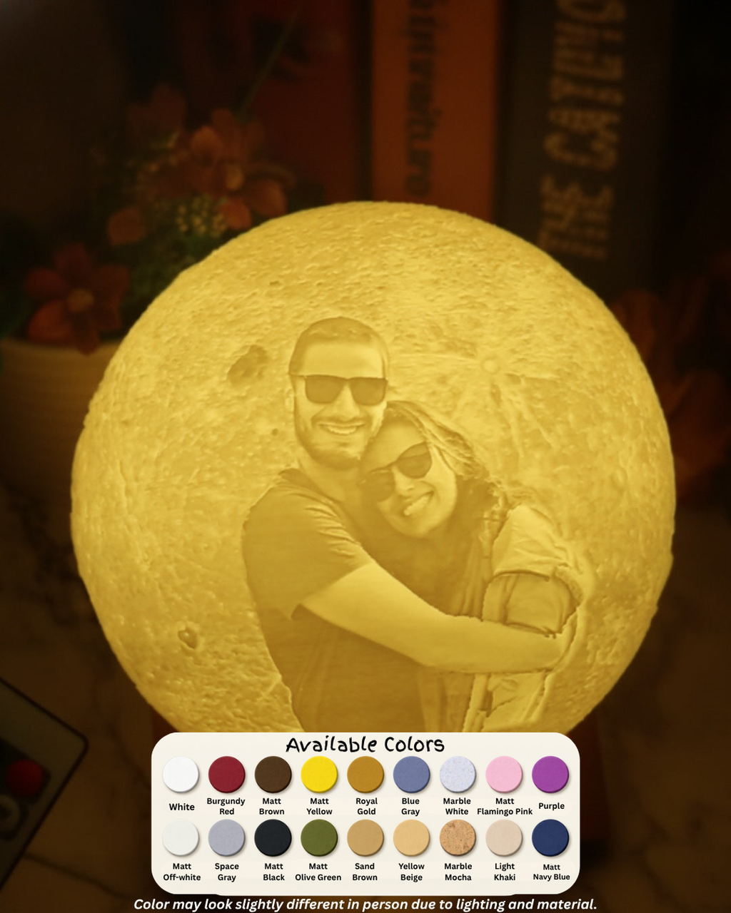 Custom Photo Moon Lamp