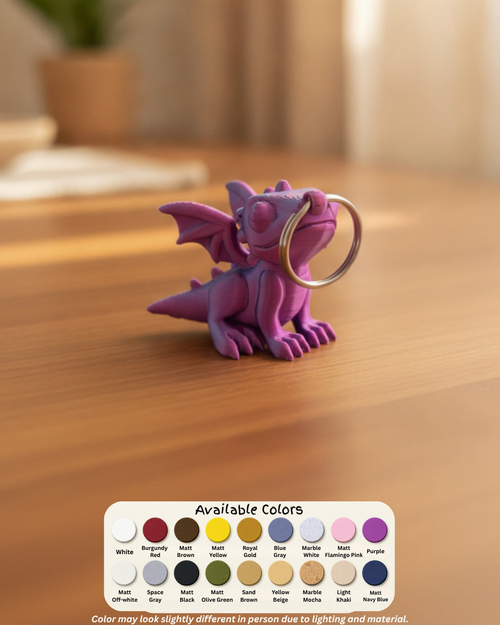 Cute Dragon Keychain