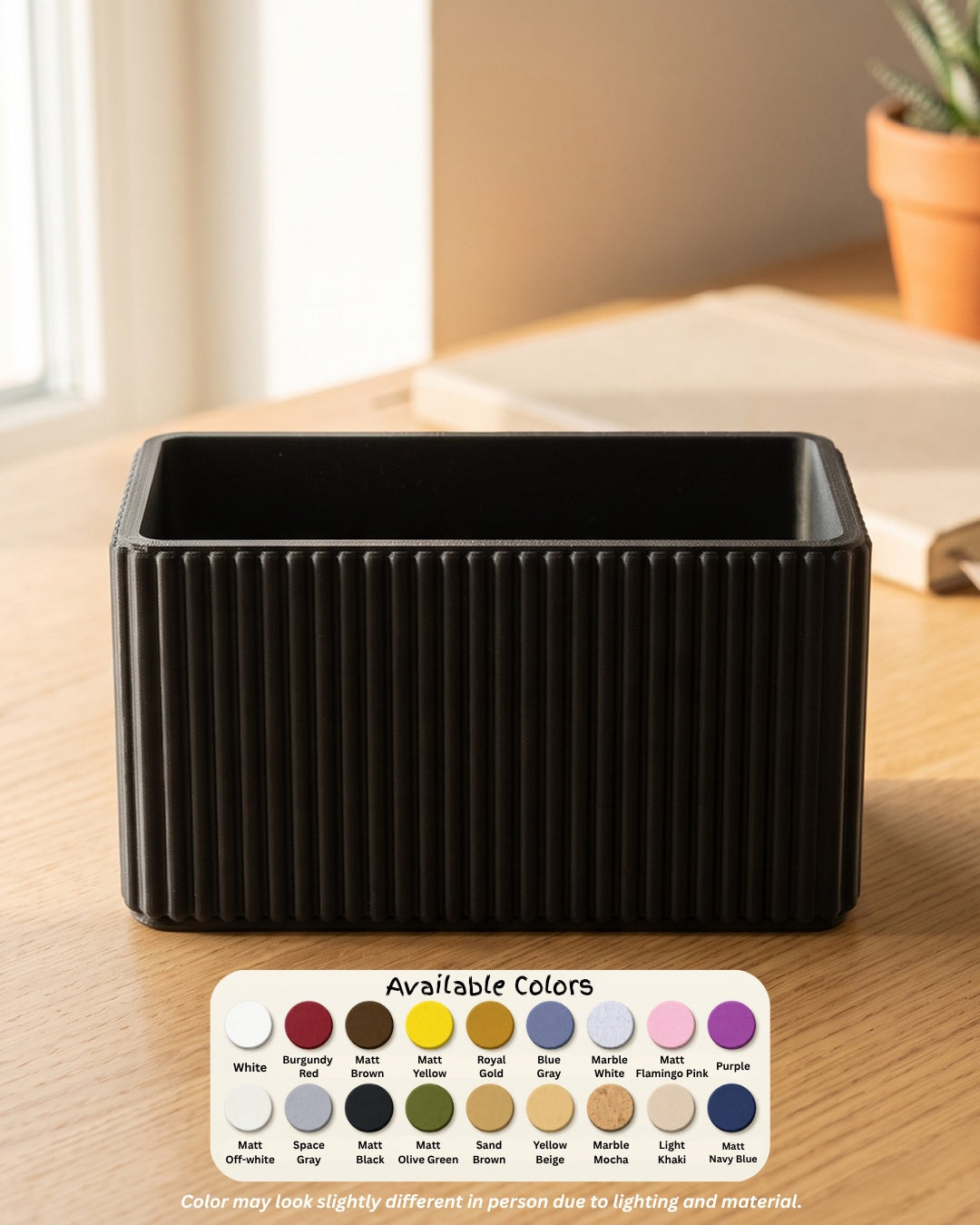 Ribbed Desk Organizer Koshindo Art