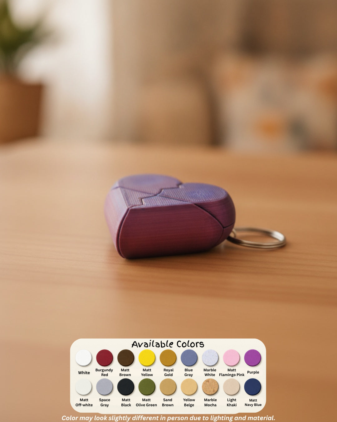 Heart Box Keychain