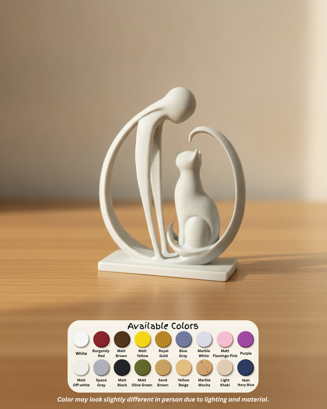 Human Cat Sculpture