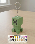 Creeper Clicker Keychain colour options