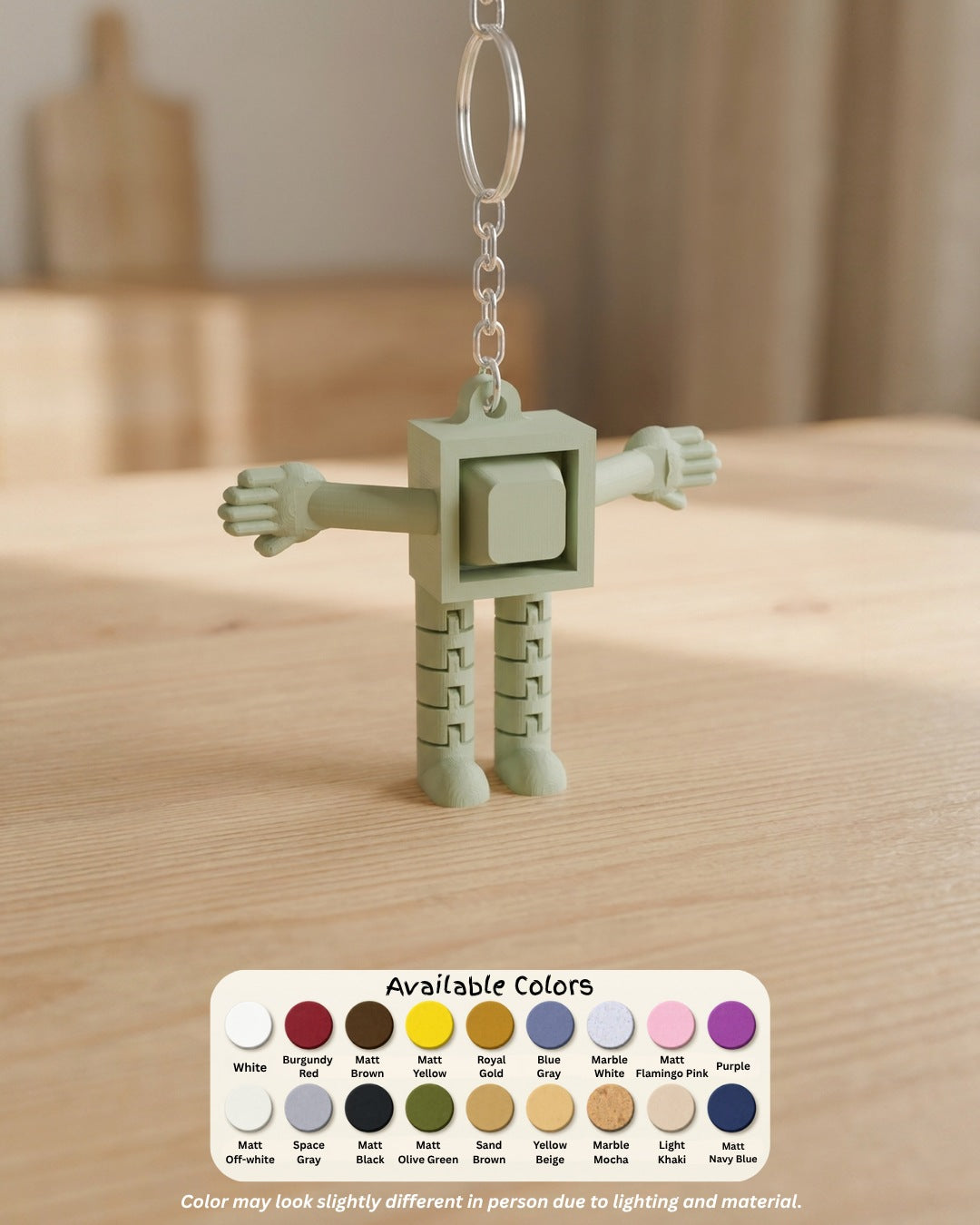 Clicker Buddy Keychain colour options