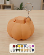Pumpkin Clicker Keychain colour options