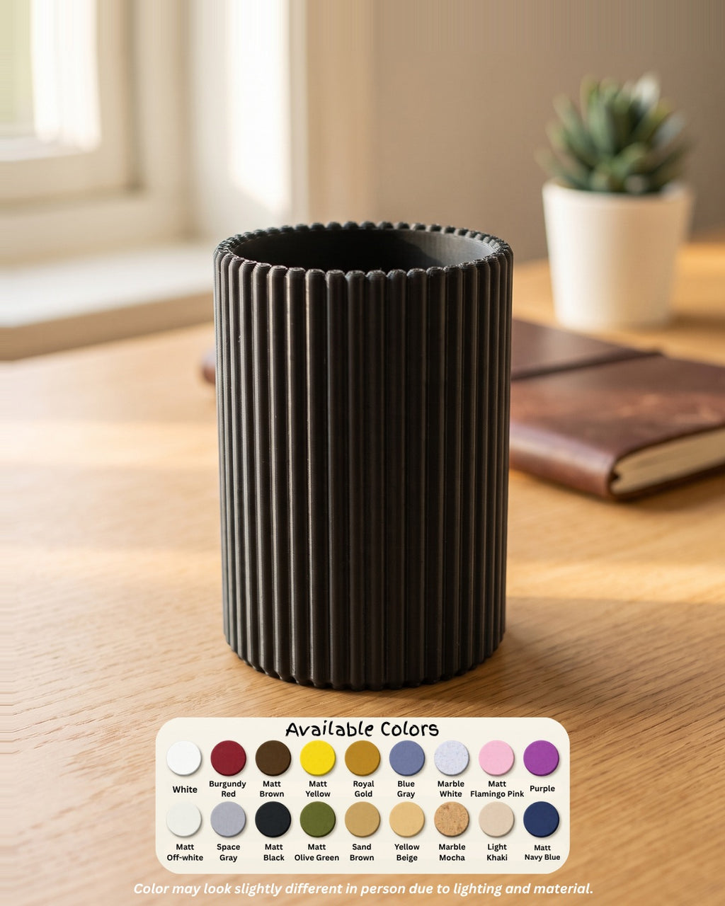 Ribbed Pencil Cup Koshindo Art