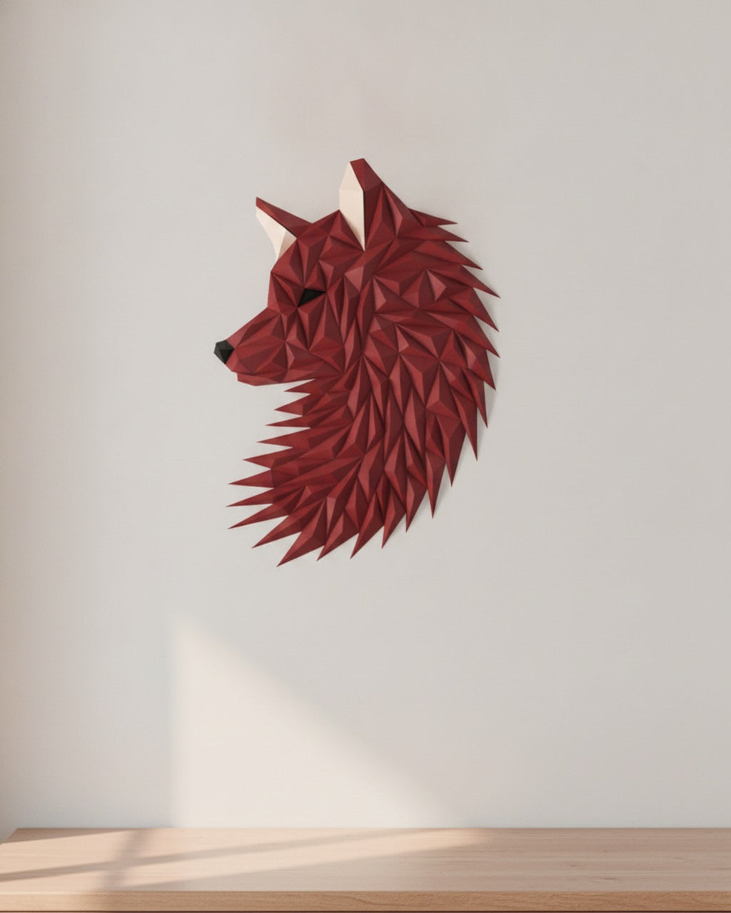 Geometric Wolf Wall Art