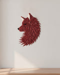 Geometric Wolf Wall Art