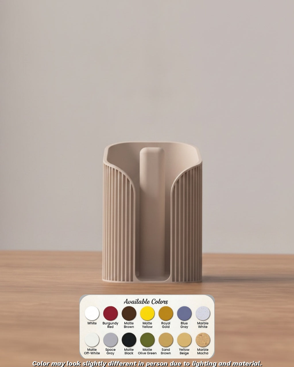Japandi Paper Towel Holder available colors