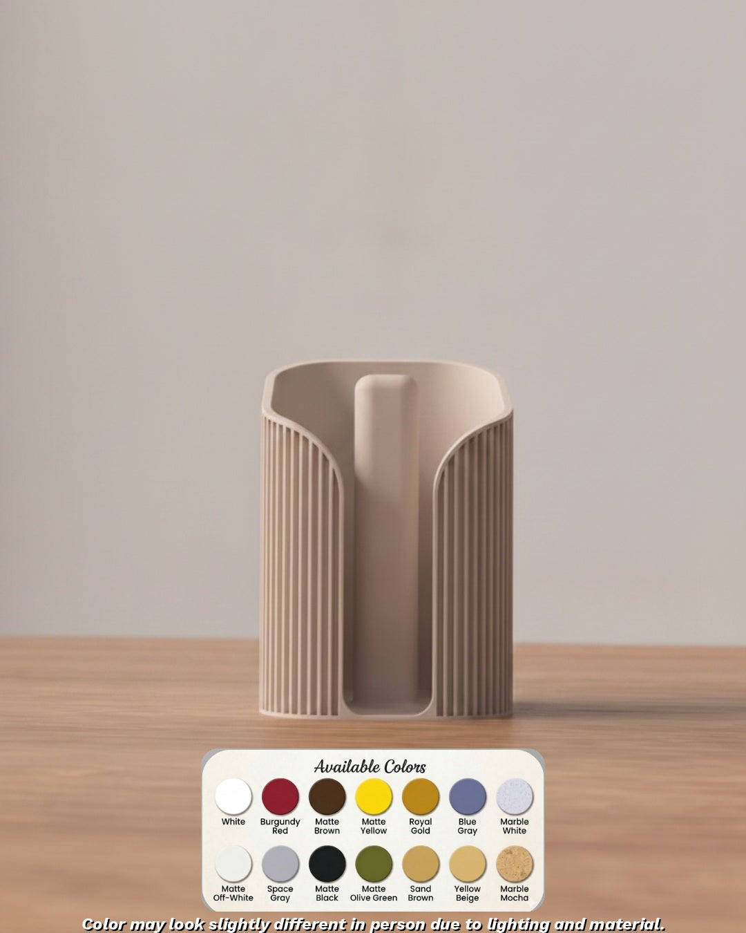 Japandi Paper Towel Holder available colors